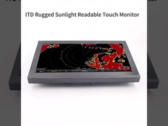 21.5' 'Rugged Sunlight Leggibile Touch Monitor di pesca con connettore M12 impermeabile