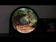 Display LCD AIO a touchscreen rotondo