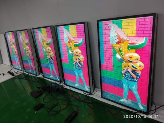 Fanless PCAP Outdoor LCD Display OLED 3000nits 55" Super Slim Rs232