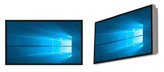 AR Glass Outdoor LCD Display Optical Bonded Vandal Proof RS232