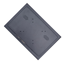 15.6 inch industrial chassis LCD touch monitor displays with VGA,DVI, HDMI input for industrial control