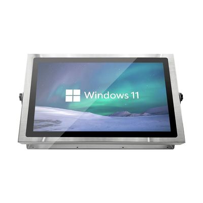 10.1' Industrial Full IP69K PCAP Touch Android / X86 basato su PC a pannello piatto Alta luminosità Full IP69K acciaio inossidabile
