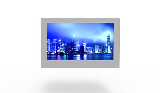 Monitor LCD a touchscreen esterno di grado industriale 86 ′′ display a parete ad alta luminosità con legame ottico